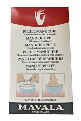 Manicure Pill MAVALA 6 St. Brausetablette fürs Handbad Nagelbad Manikürtablette