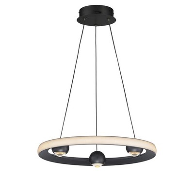 ET2 E23511-BK Nodes 18'' LED Pendant CCT Select-Black