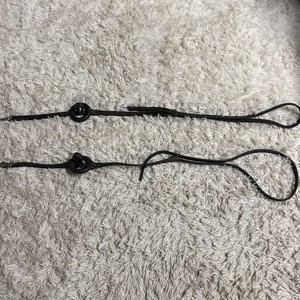 Brown Leather English Horseback Riding Side Reins