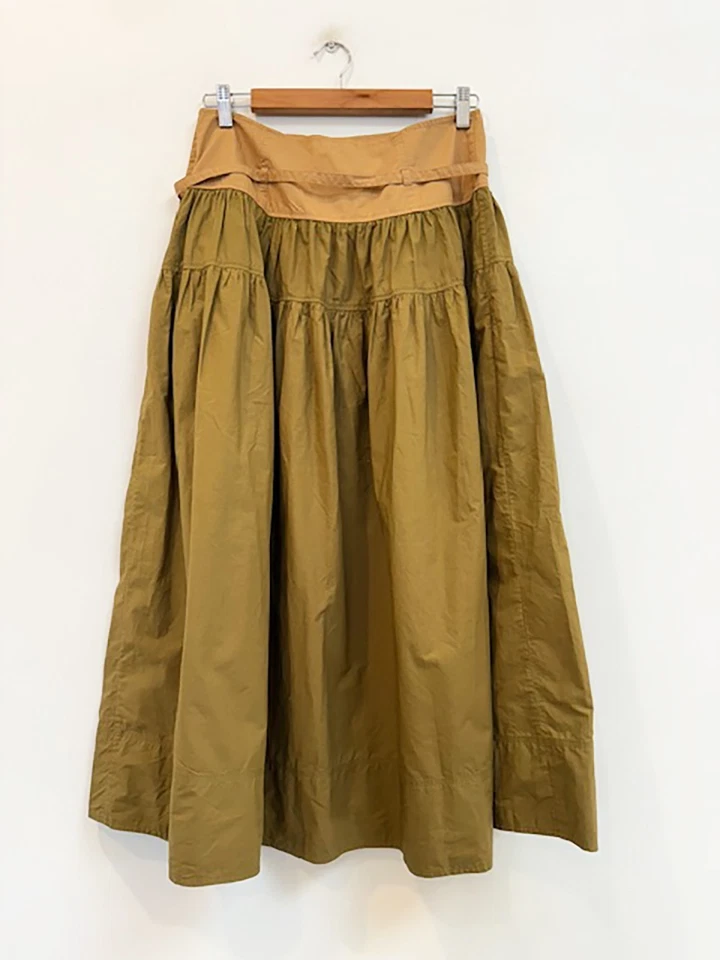 Falda midi para mujer de diseñador Ulla Johnson talla 10 6 US Angeline bloques de colores Foto 3 de 4