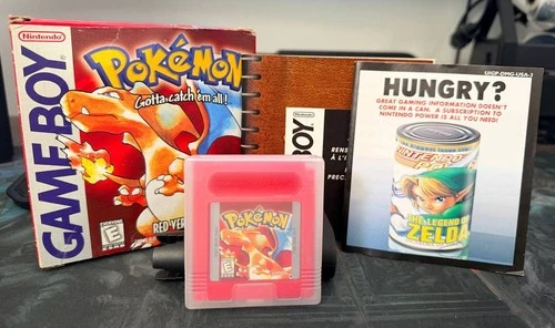 Pokemon Red Version Game Boy Original Complete Box CIB Manual 1ST PRINT