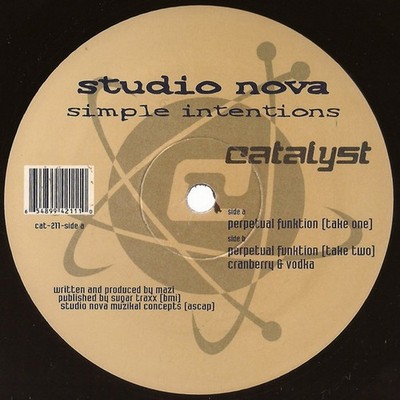 Studio Nova - Simple Intentions (Vinyl 12'' - 2000 - US - Original)