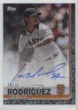 2019 Topps Clearly Authentic Black 26/75 Dereck Rodriguez #CAA-DR Auto 0xz8