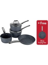 Expert Never stick 4+1 free frying pan. Best christmas gift Set /dishwasher safe