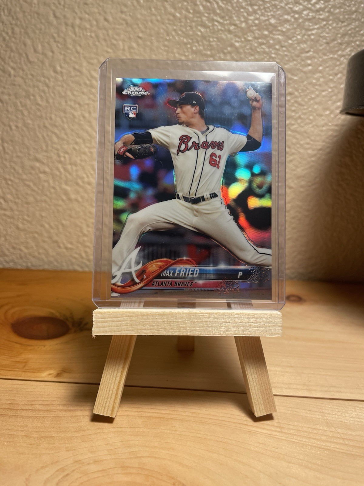2018 Topps Chrome Max Fried Refractor #66 Rookie Card (RC) Braves Yankees