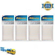 Filtrete 10x20x1 Air Filter, MPR 300 MERV 5, Dust Reduction AC Furnace, 4 Pack