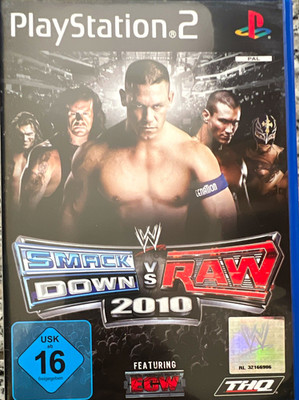 THQ WWE SmackDown vs. Raw 2010 PS2 PAL Wrestling Sport USK 16 inkl. Handbuch