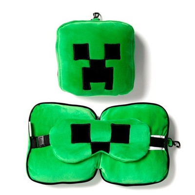 Resteazzz Minecraft Creeper Reisekissen Augenmaske Puckator
