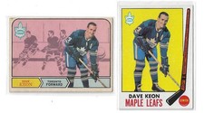 LOT OF  Two -  VINTAGE  -  Dave Keon   Toronto Maple Leafs