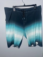 Billabong Platinum X Fluid Men's Blue Swim Surf Board Shorts Size 38 V