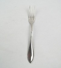 Vorspeisegabel Ludwig Ziech Hamburg 60er Versilberung Alpacca Perlrand 18,4 cm