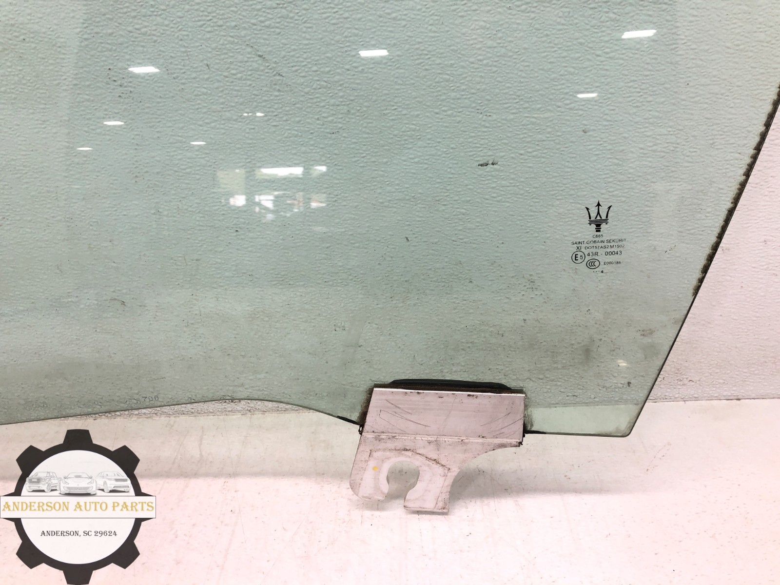 2014-2023 MASERATI QUATTROPORTE LEFT DRIVER FRONT DOOR WINDOW GLASS OEM #NOTES