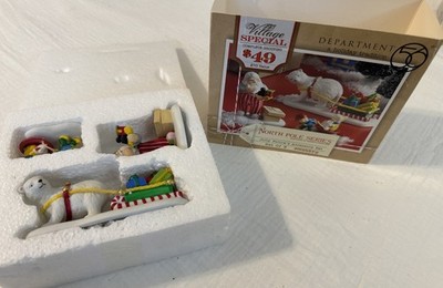 Department 56 North Pole Series Jolly Fellow s Accessory Set of 3 #4035572