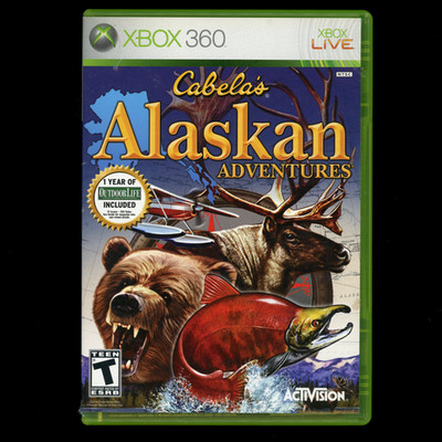 Cabela's Alaskan Adventures (Microsoft Xbox 360, 2006) CIB