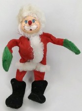 Vintage 1960s Annalee Santa Claus Christmas Doll Made In USA MCM Kitschmas