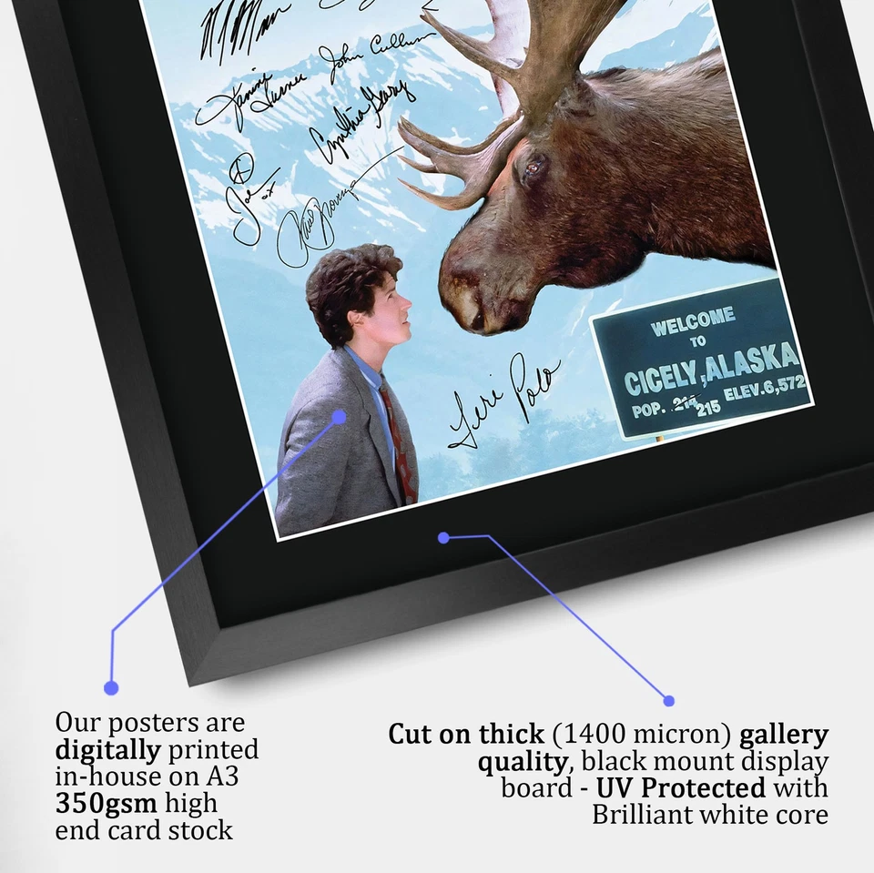 Northern Exposure (1990) Rob Morrow Printed Signed Autographed Poster for TV Fan - Image 4 of 4