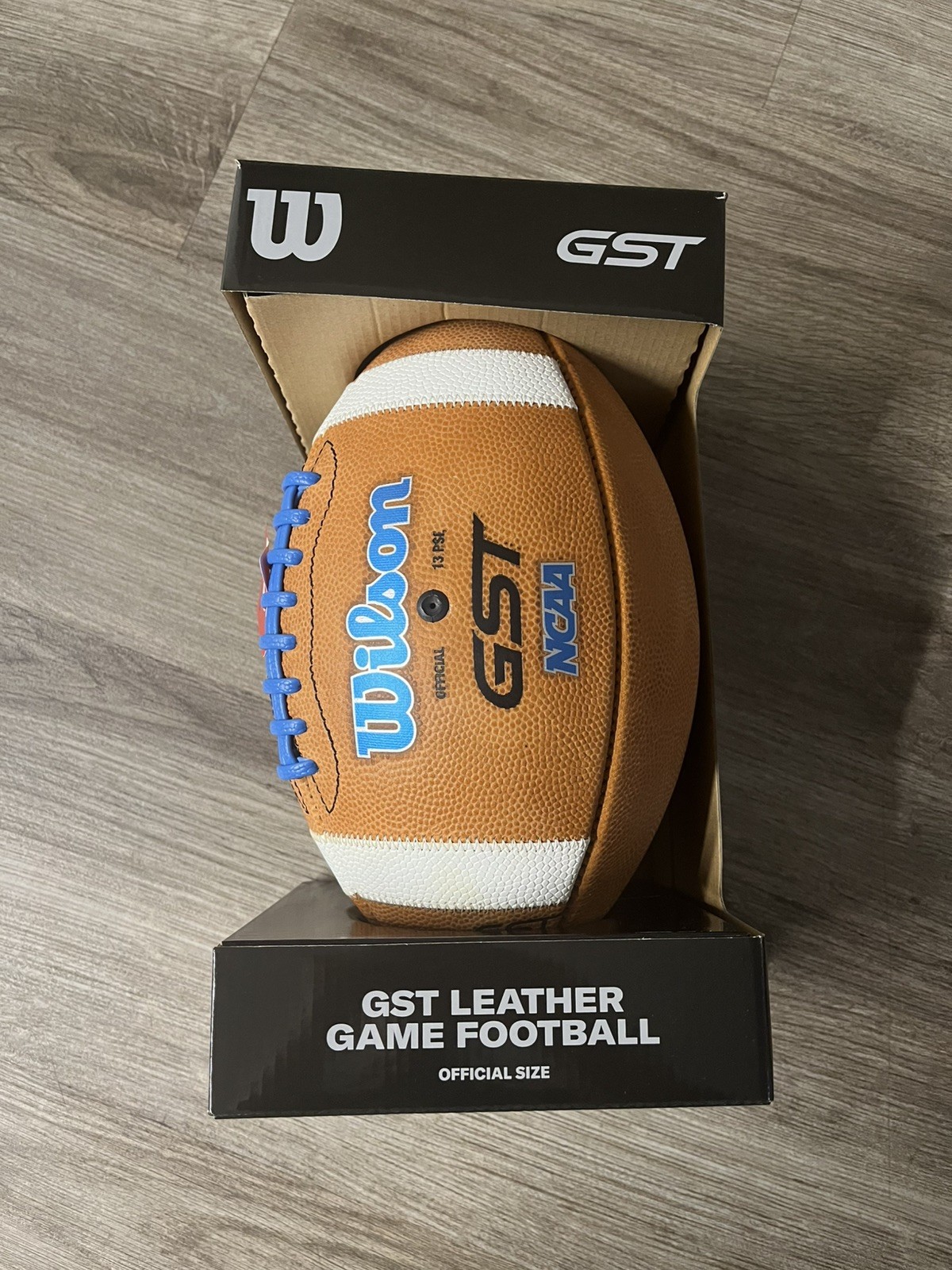 Wilson 1003 GST Football NFHS/NCAA Leather Football