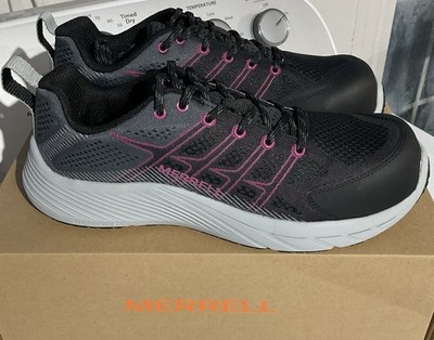 Merrell Safety Toe Work Shoes Women s 8.5 Slip Resistant EH Moab Flight CF New
