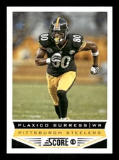 2013 Score #166 Plaxico Burress Pittsburgh Steelers