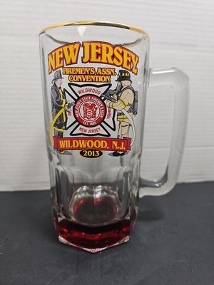 Fire Dept Beer Stein Firefighter Wildwood, NJ 2013 Convention