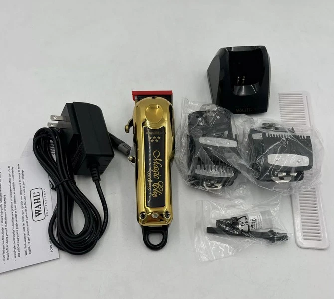 NEW Professional 5 Star Gold Cordless Magic Clip 8148-700 with Charging Stand US - Image 4 of 4