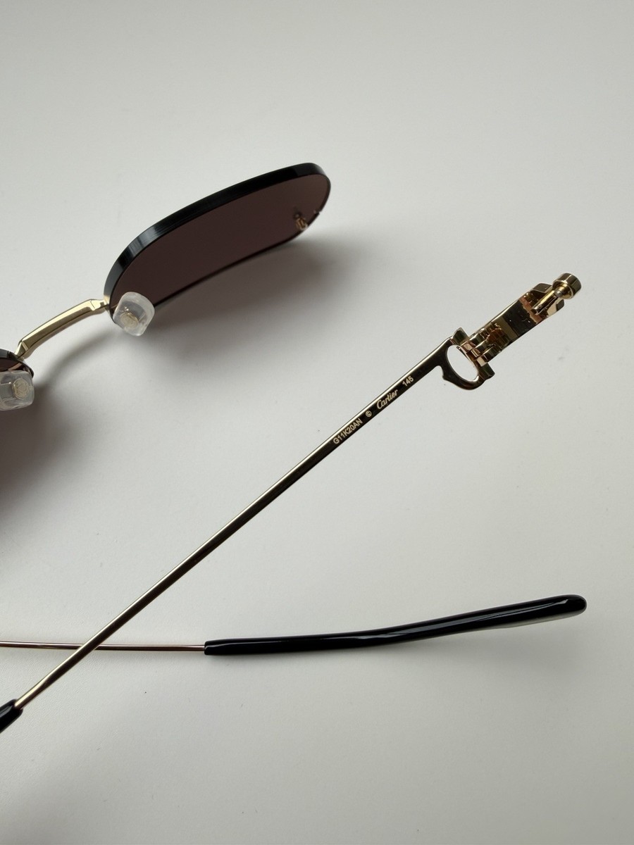 CARTIER Signature C de Cartier CT0498S 001 Gold Grey Lens