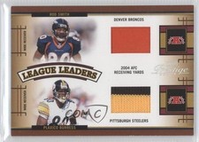 2005 Playoff Prestige League Leaders Materials Plaxico Burress Rod Smith 7l6
