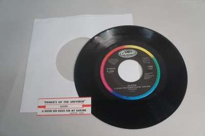 45 RPM Queen Princes of the Universe A Dozen Roses Darling Highlander NM