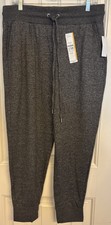 NWT Women  s Time  Tru Cozy Jogger Size Large  12-14 NWT Charcoal Color