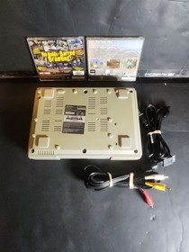 Sony PlayStation PS1 Gray Console (SCPH-9001) w/cables no controller 2 CIB GAMES