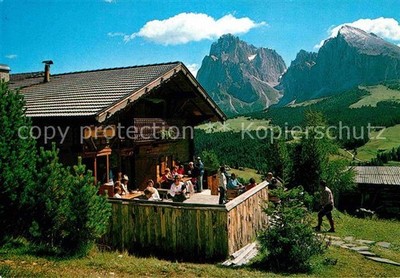 Seiser Alm Dolomiten Skihuette Rauch Dolomiten