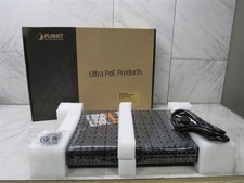 NEW PLANET UPOE-2400G 24-Port Ethernet CAT5 C...