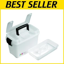 Compact Waterproof Art Carrying Case - Sidekick Organizer for Crafters On-the-Go