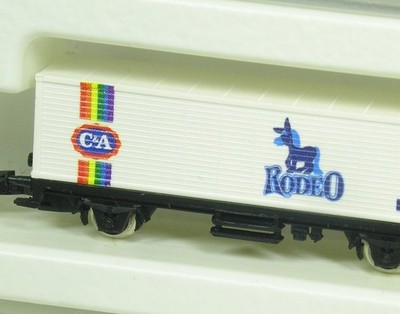 Z Containerwagen C&A Rodeo DB Märklin Somo neuw. OVP