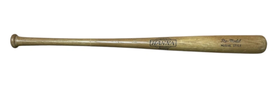 Bate de béisbol vintage Stan Musial modelo marca Hanna 33 pulgadas Cardenales de San Luis Foto 3 de 4