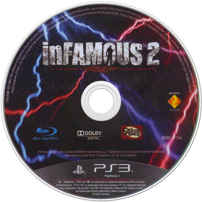 Game Only Infamous 2 (Game Only) PlayStation 3