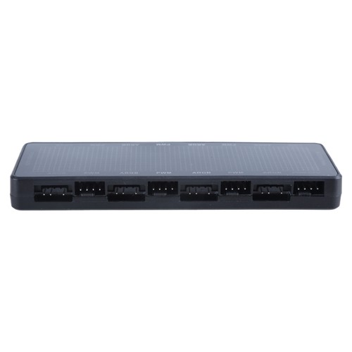 ARGB PWM Case Fan Hub Controller SATAs Power 8 Port LED PC Cooling Accessory - Photo 3/8