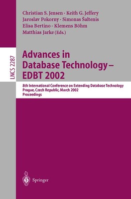 Advances in Database Technology - EDBT 2002 Christian S. Jensen