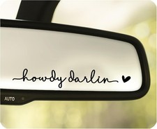 3 x Sticker, Rear View Mirror Decal, Car Mirror Sticker, Car Positive Black