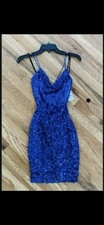 Windsor Size Small blue sequins Dress
