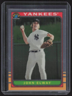 #ad 2024 Bowman Draft #81D JE John Elway 1981 Bowman Chrome John Elway Dream Draft $45.00