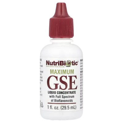 NutriBiotic Maximum GSE Concentrate 1 fl oz (29.5 ml) Wellness Support