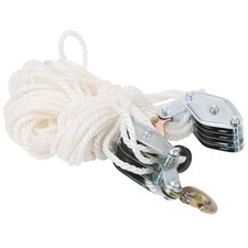 Hoist Pulley 4000LB Load Galvanized Steel Hook Lifting Pulley Block✈