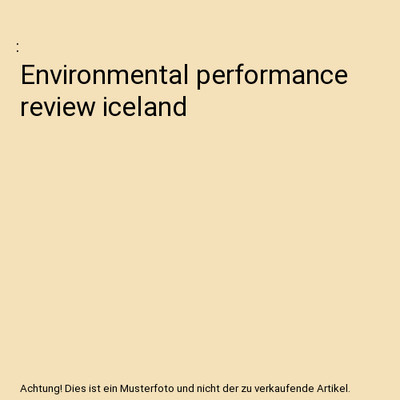 Environmental performance review iceland