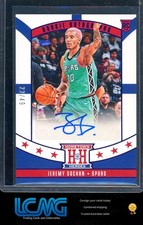 2022-23 Panini Chronicles Jeremy Sochan Hometown Heroes Rookie Autograph /49 D3B