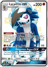 Lycanroc GX - SV66/SV94 - Pokemon Hidden Fates Sun & Moon Shiny Rare Card NM on eBay
