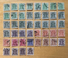 India Postage Stamp Lot Of 44 Service Stamp Sarnath Lion Mix Variant 1967-1973