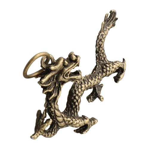 Dragon Collectible Sculpture in Bronze for Chinese Mythology Home Decor - Picture 6 of 12