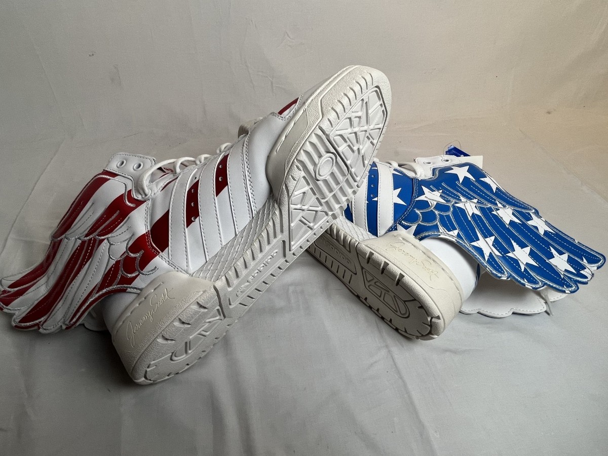 Jeremy Scott Wings 2.0, SZ 9M,hand signed by JS at Shoebiz in SF 8