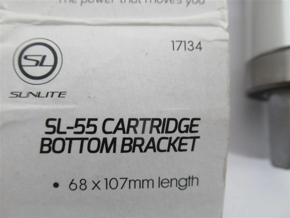 Soporte inferior de cartucho cónico cuadrado Sunlite 17134, SL-55, 68 x 107 mm Foto 2 de 2